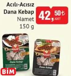NAMET ACILI-ACISIZ DANA KEBAP